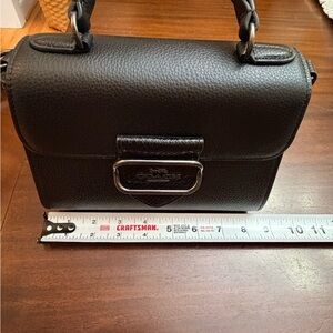 Coach small black handbag